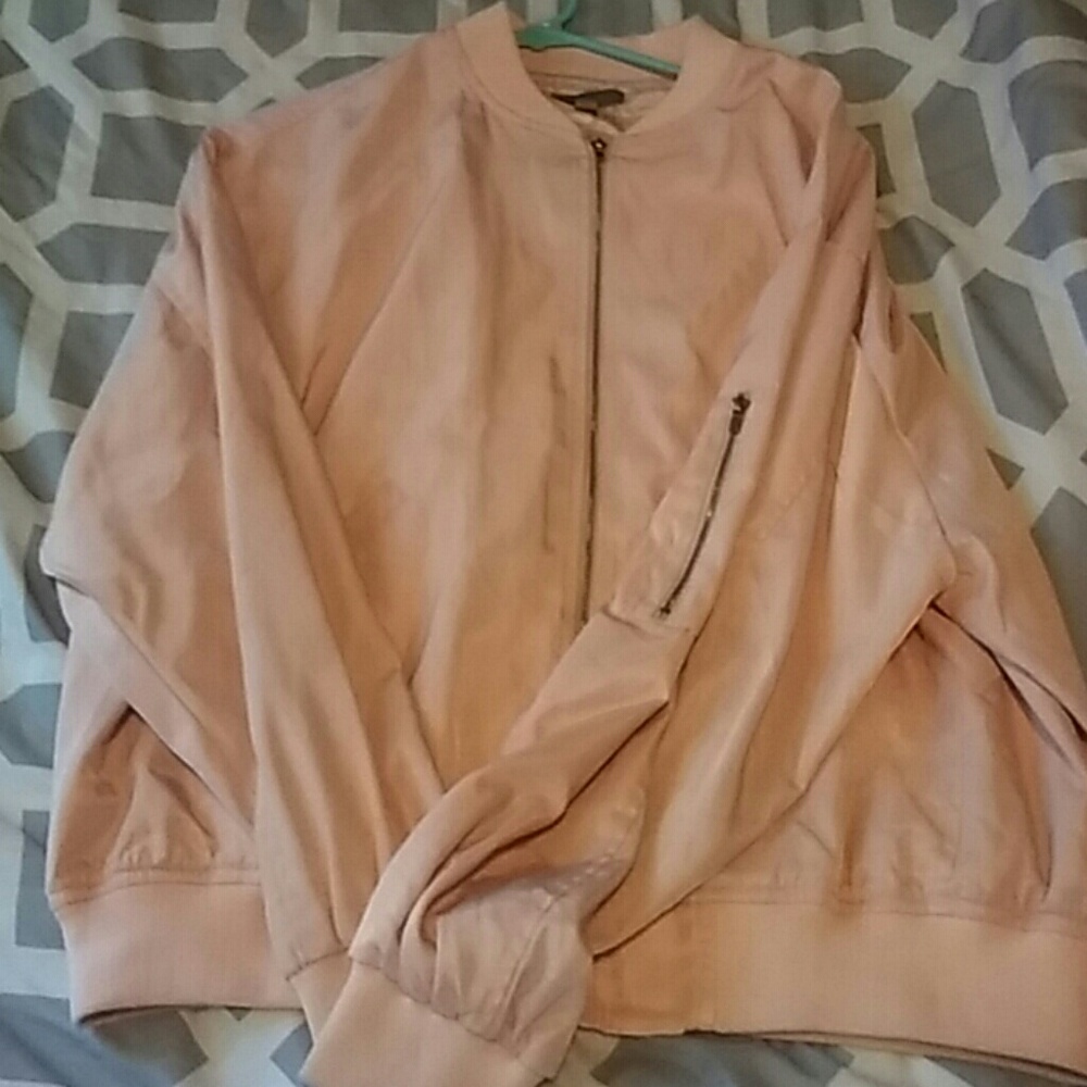 A bomber jacket